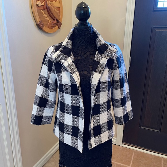 Talbots Jackets & Blazers - Talbots Black/White Jacket size 6 NWOT